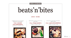 Desktop Screenshot of beatsandbites.wordpress.com