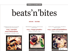 Tablet Screenshot of beatsandbites.wordpress.com