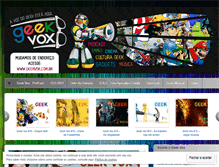 Tablet Screenshot of geekvox.wordpress.com