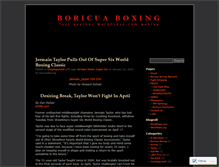 Tablet Screenshot of boricuaboxing.wordpress.com