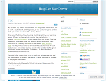 Tablet Screenshot of happileeeverdenver.wordpress.com