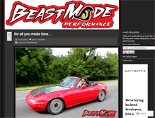 Tablet Screenshot of beastmodeperformance.wordpress.com