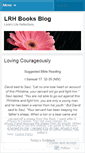 Mobile Screenshot of lrhbooks.wordpress.com