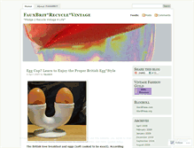 Tablet Screenshot of fauxbrit.wordpress.com