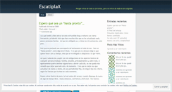 Desktop Screenshot of escatiplax.wordpress.com