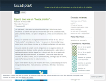 Tablet Screenshot of escatiplax.wordpress.com