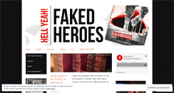 Desktop Screenshot of fakedheroes.wordpress.com