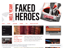 Tablet Screenshot of fakedheroes.wordpress.com