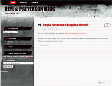 Tablet Screenshot of heylpatterson.wordpress.com