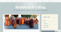 Desktop Screenshot of buddhafolk.wordpress.com