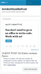 Mobile Screenshot of londonfood4afiver.wordpress.com