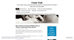 Desktop Screenshot of fostertruth.wordpress.com