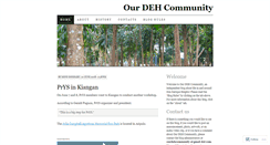 Desktop Screenshot of dehcommunity.wordpress.com