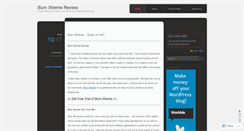 Desktop Screenshot of burnxtreme.wordpress.com