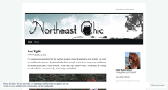 Desktop Screenshot of northeastchic.wordpress.com