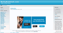 Desktop Screenshot of bollybadshah.wordpress.com