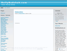 Tablet Screenshot of bollybadshah.wordpress.com