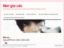 Tablet Screenshot of lamgiacac.wordpress.com