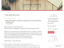 Tablet Screenshot of leatherpumps.wordpress.com