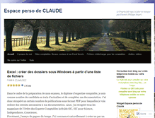Tablet Screenshot of claudusaix.wordpress.com