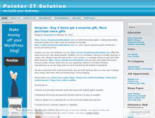 Tablet Screenshot of pointerit.wordpress.com