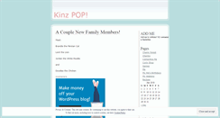 Desktop Screenshot of kinzpop.wordpress.com