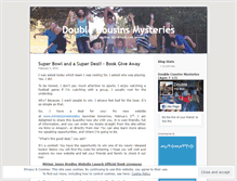 Tablet Screenshot of doublecousins.wordpress.com