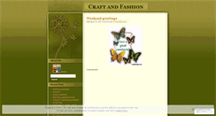 Desktop Screenshot of craftnfashion.wordpress.com