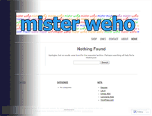 Tablet Screenshot of mrweho.wordpress.com