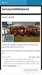 Mobile Screenshot of harveymilktheband.wordpress.com