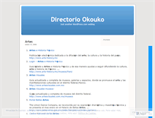 Tablet Screenshot of okouko.wordpress.com