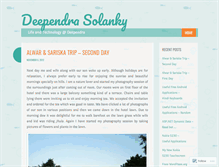 Tablet Screenshot of deependrasolanky.wordpress.com