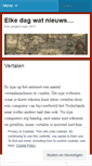 Mobile Screenshot of elkedagwatnieuws.wordpress.com