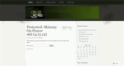 Desktop Screenshot of crossroadsteenministry.wordpress.com