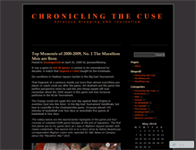 Tablet Screenshot of chroniclingthecuse.wordpress.com