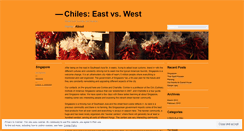 Desktop Screenshot of eastvswestchiles.wordpress.com