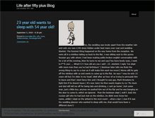 Tablet Screenshot of lifeafterfiftyplus.wordpress.com