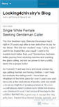 Mobile Screenshot of looking4chivalry.wordpress.com