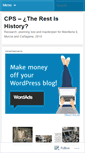 Mobile Screenshot of cpsman8.wordpress.com