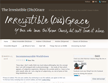 Tablet Screenshot of irresistibledisgrace.wordpress.com
