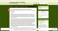 Desktop Screenshot of onesgamelan.wordpress.com
