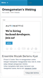 Mobile Screenshot of onesgamelan.wordpress.com