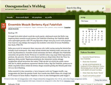 Tablet Screenshot of onesgamelan.wordpress.com