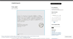 Desktop Screenshot of matemauro.wordpress.com