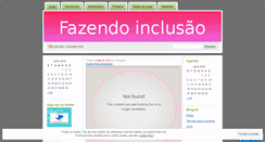 Desktop Screenshot of fazendoinclusao.wordpress.com