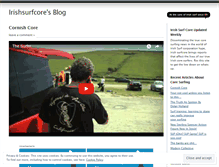 Tablet Screenshot of irishsurfcore.wordpress.com