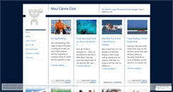 Desktop Screenshot of mauicanoeclub.wordpress.com