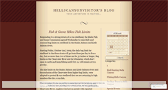 Desktop Screenshot of hellscanyonvisitor.wordpress.com