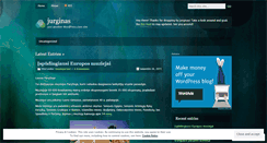 Desktop Screenshot of jurginas.wordpress.com