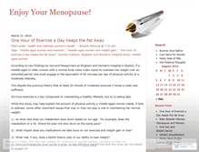 Tablet Screenshot of menopausemama.wordpress.com